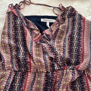 BCBGeneration Vibrant Patterned Jumper